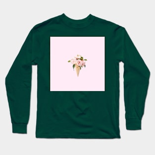 floral icecream surrealism Long Sleeve T-Shirt